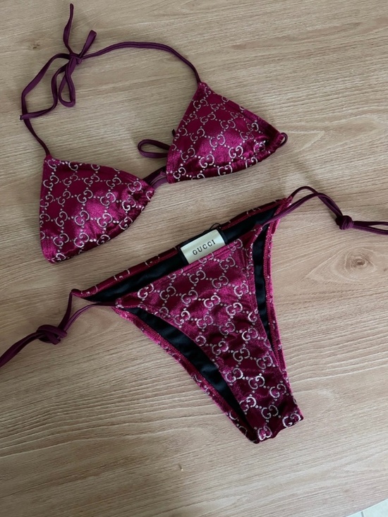 Gucci Other - Velvet gucci bikini